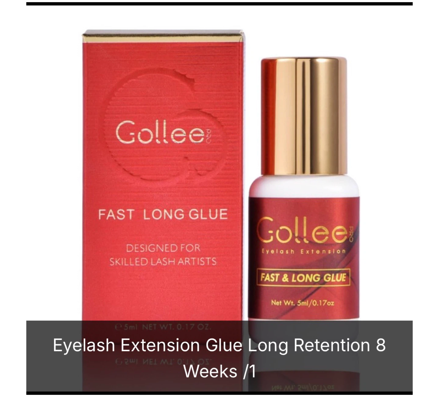Gollee Fast & Long Glue Eyelash Extension Adhesive
