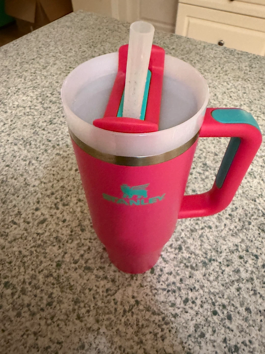 Stanley Tumbler Cup with Straw - Pink - photo 2