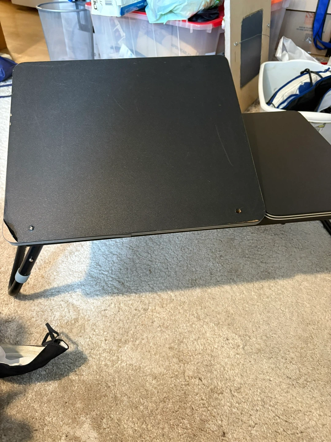 Black Folding Lap Desk Table - photo 2