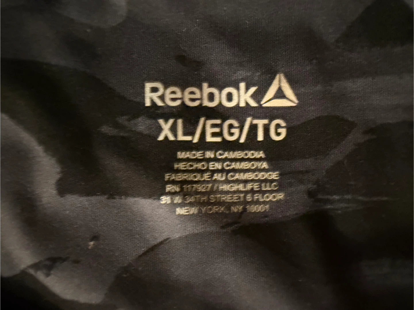 Reebok XL/EG/TG 7/8 Legging High Rise Camo - photo 4