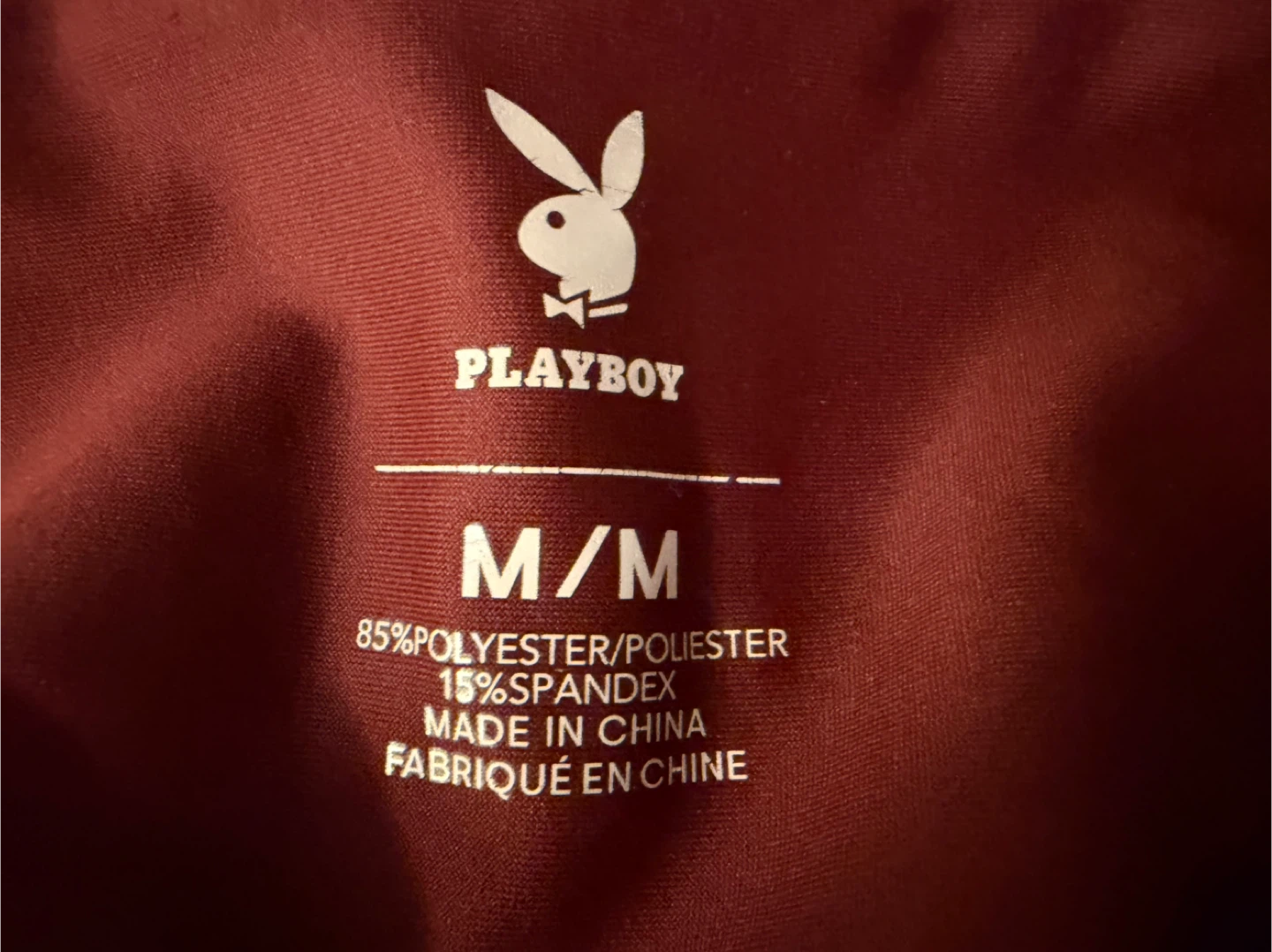 Playboy Burgundy Leggings Size M - photo 3