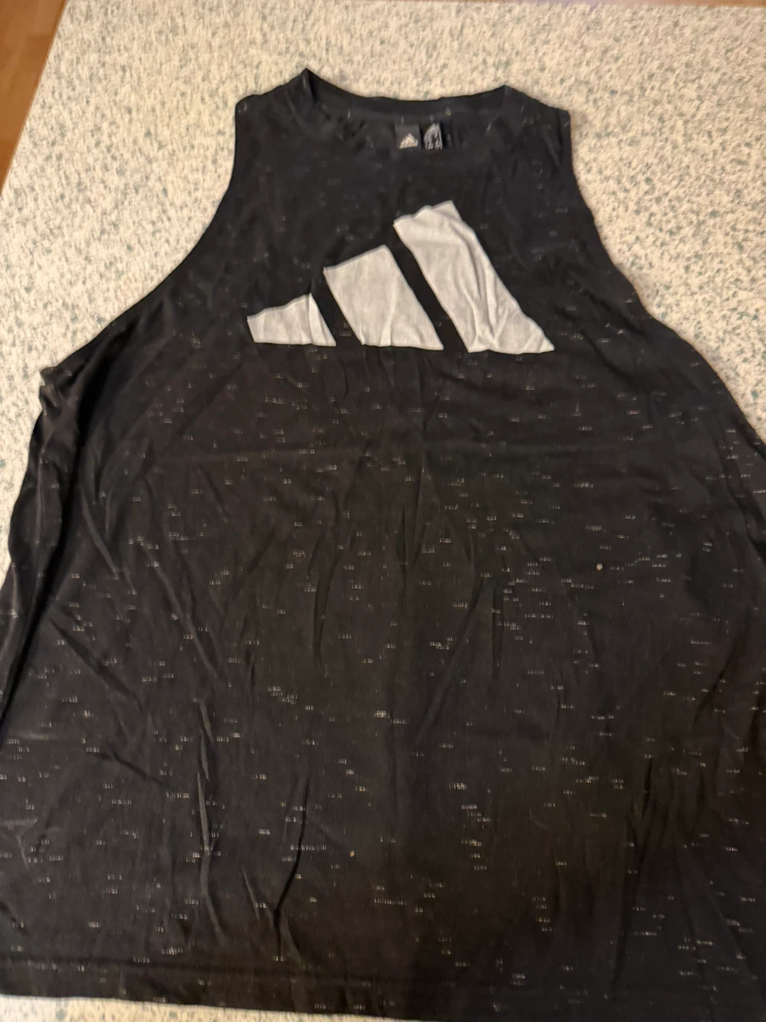 Adidas Black Sleeveless Tank Top