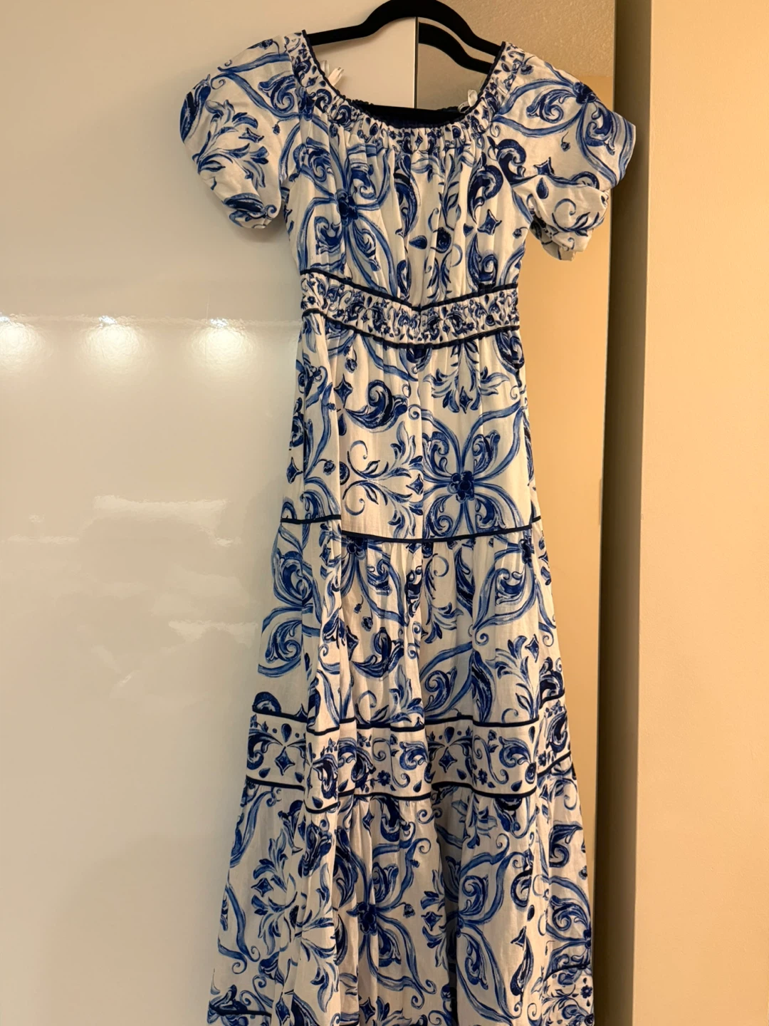 Ever New Melbourne Blue & White Floral Maxi Dress - Size 2 - photo 2