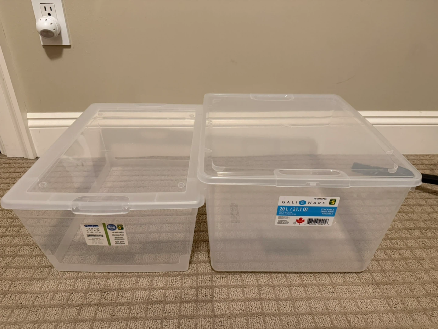 Plastic Storage Box with Lid. good for storage
