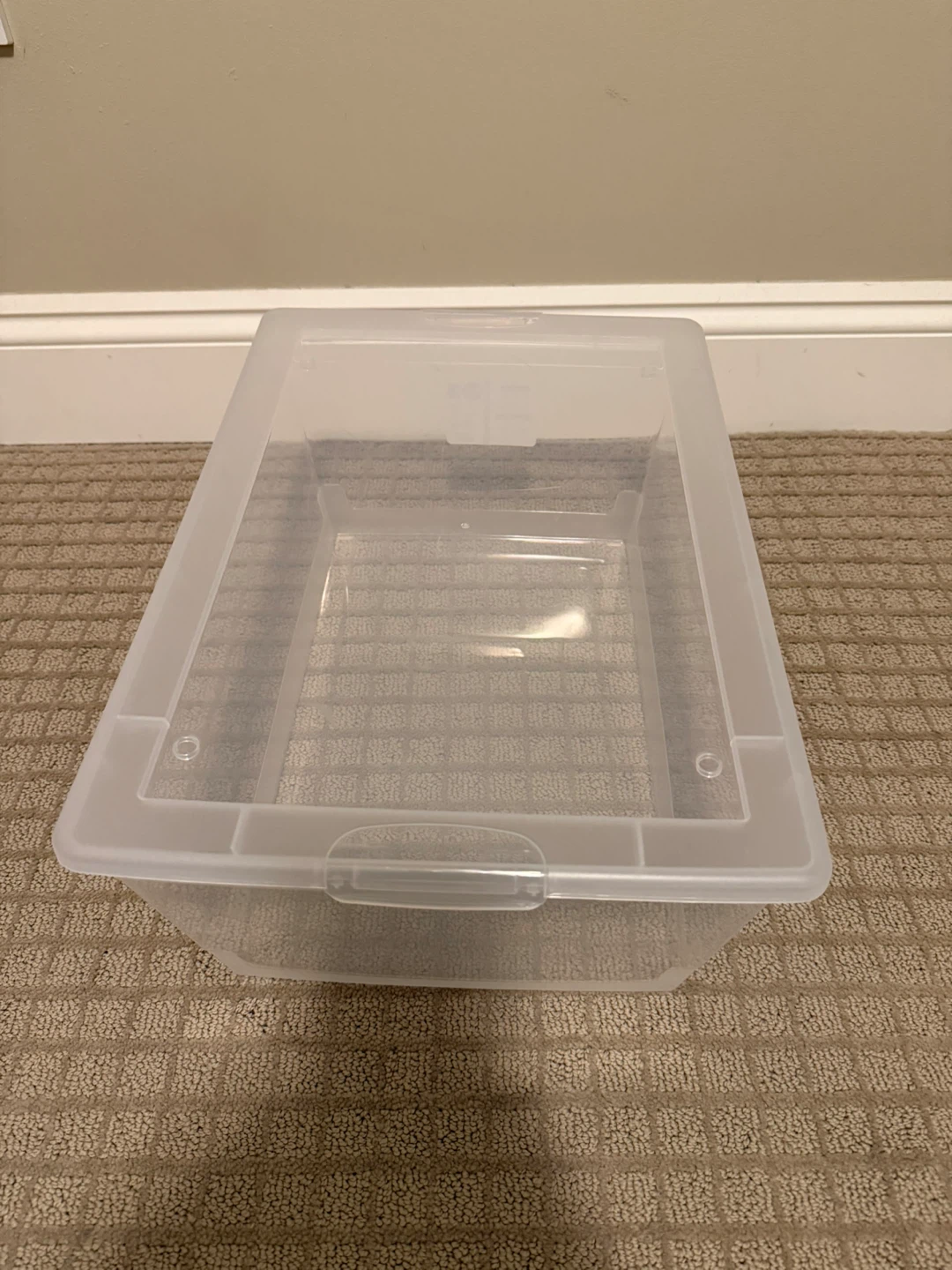 Plastic Storage Box with Lid. good for storage - photo 3