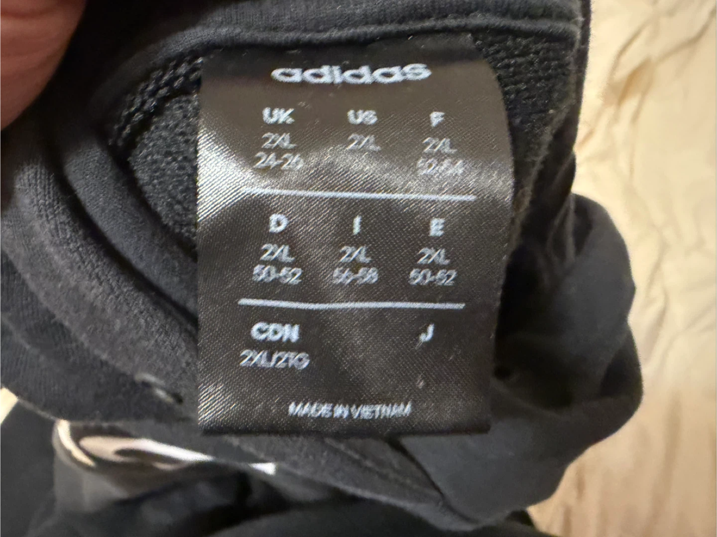 Adidas Black Crewneck Sweatshirt Size 2XL - photo 2
