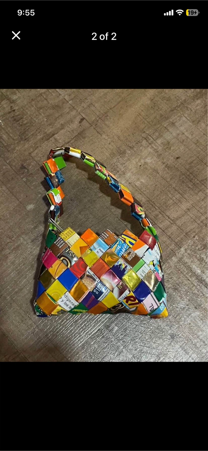 Candy wrapped mini purse - photo 2