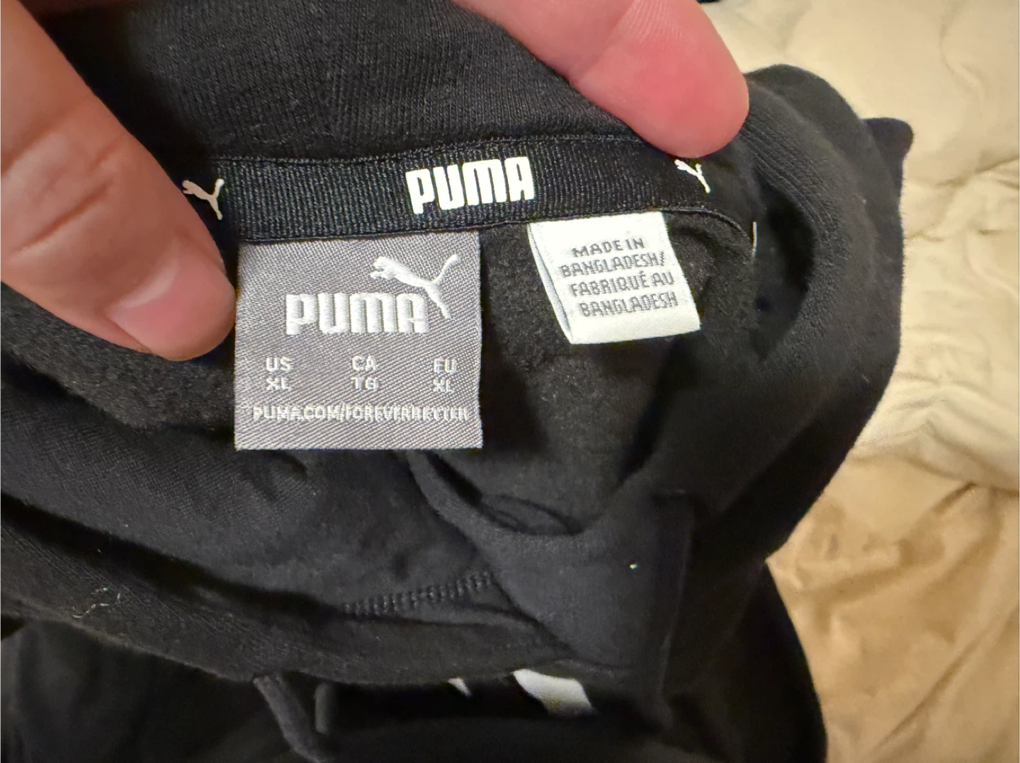 Puma Black Hoodie - Size XL - photo 2