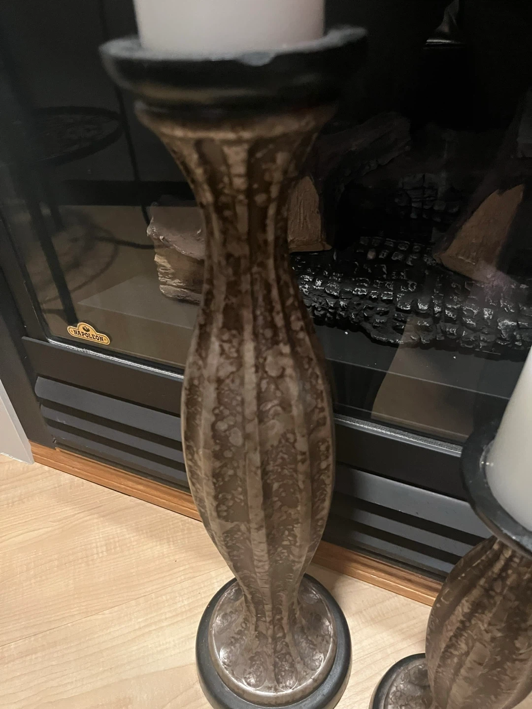 Set of 2 Decorative Candle Holders - photo 2