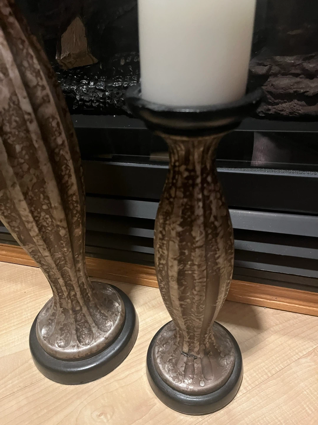 Set of 2 Decorative Candle Holders