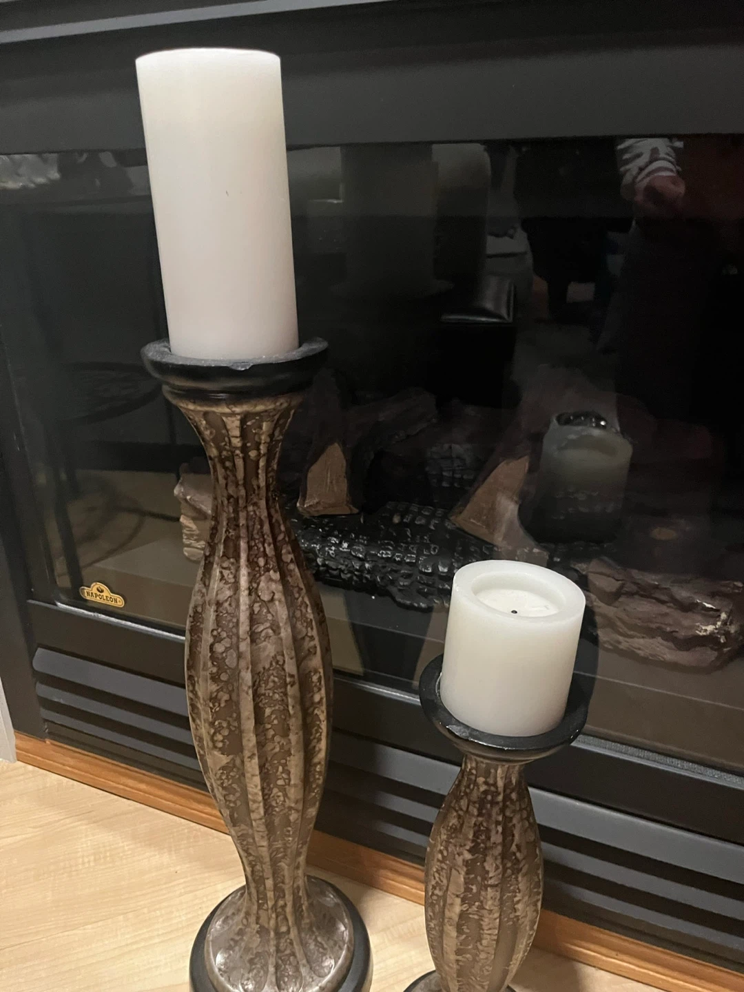 Set of 2 Decorative Candle Holders - photo 3