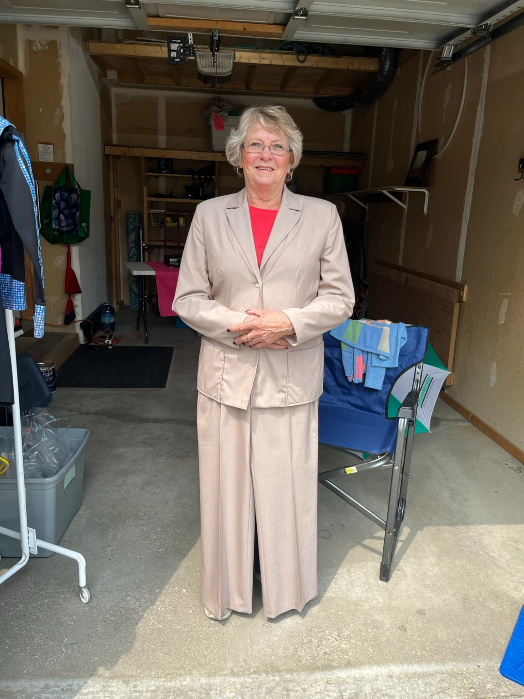 Steinmann Women's Beige Suit - Blazer and Pants - photo 4