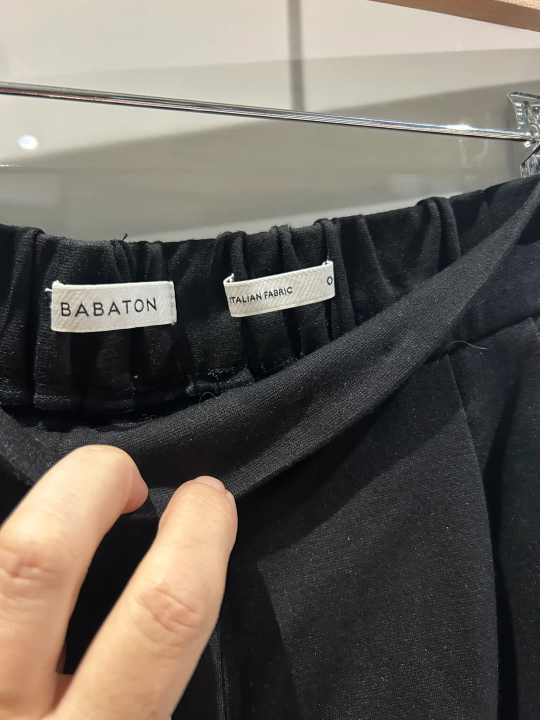 Babaton Black Trousers Size 0 - photo 4