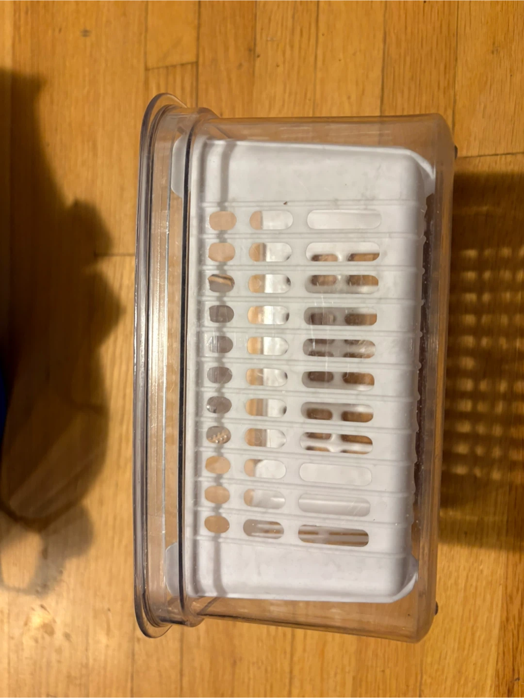 Clear Storage Container with White Insert - photo 2