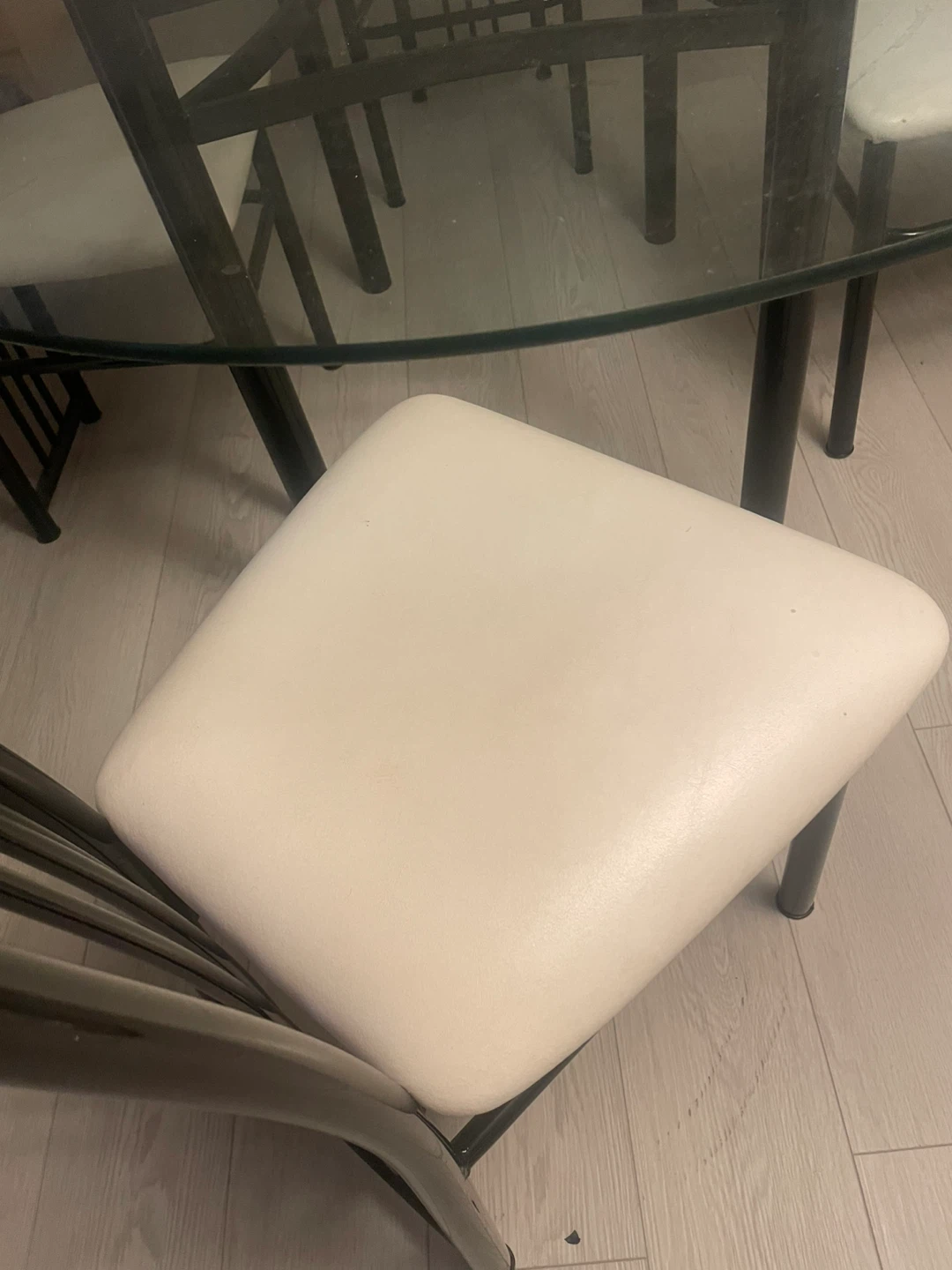 Glass Top Dining Table Set with 4 Chairs - photo 3