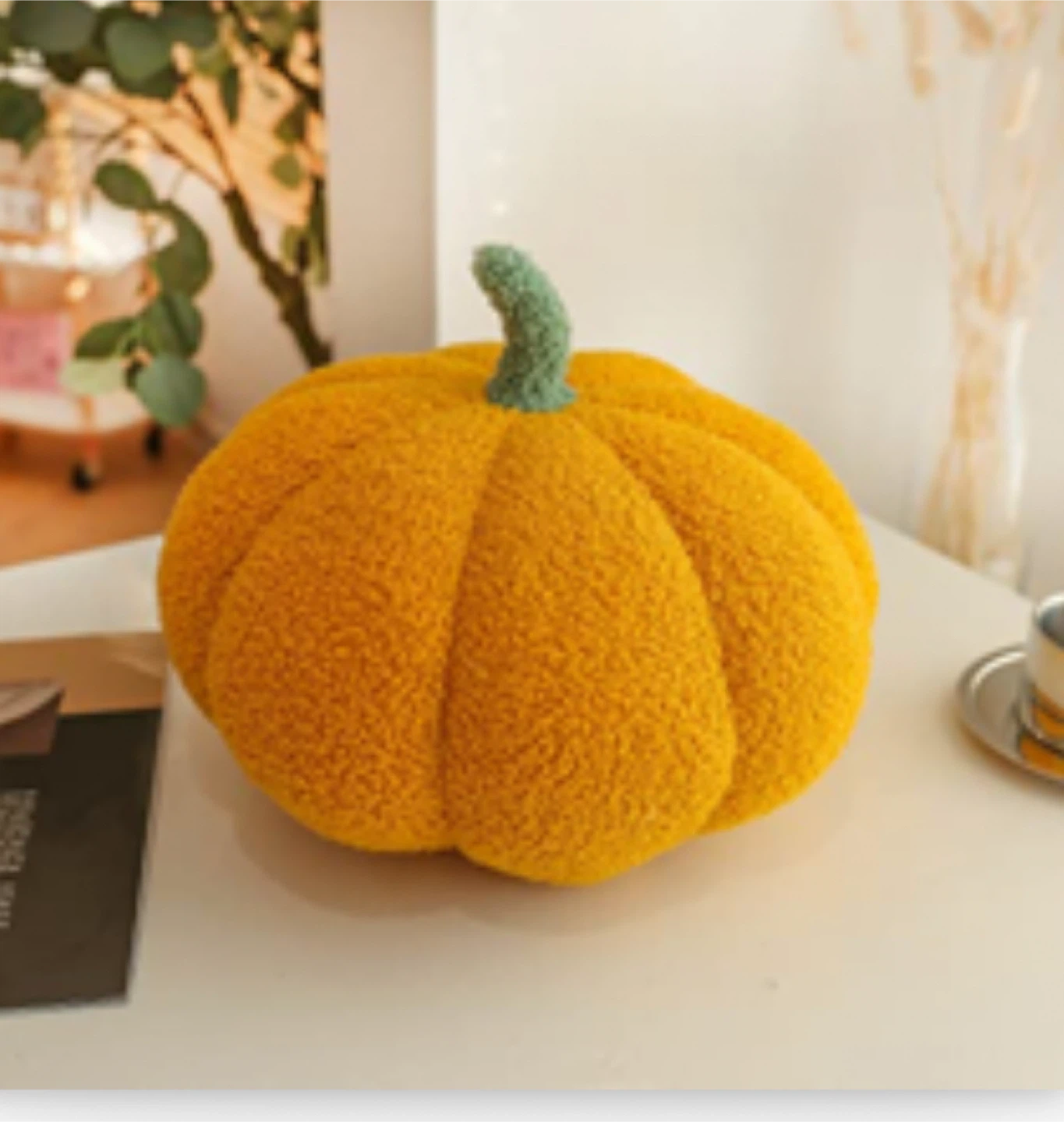 Set of 2 Plush Pumpkin Pillows - photo 4