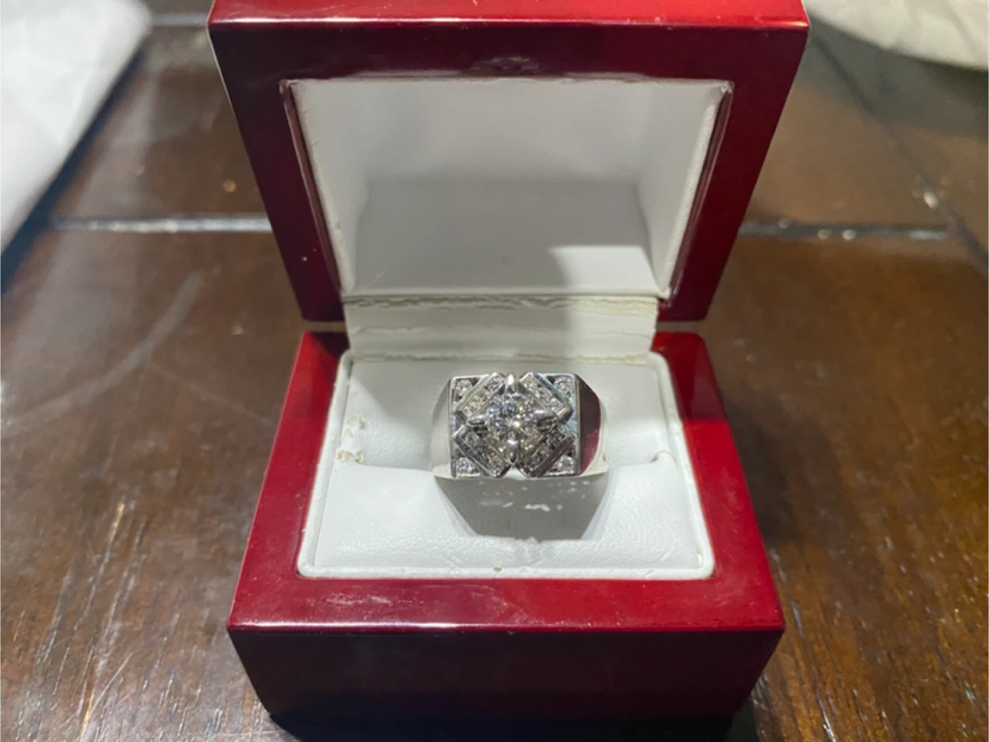 18k men diamond ring - photo 3