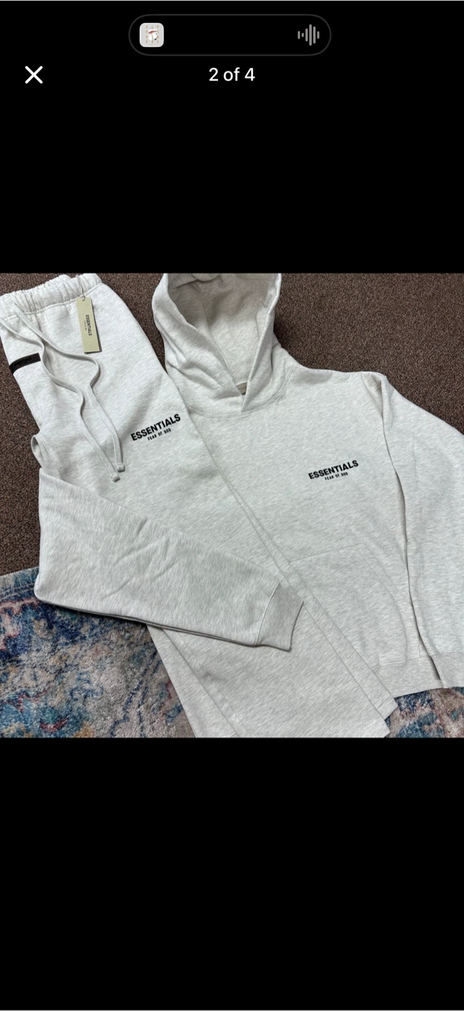 Fear of God Essentials Hoodie and Sweatpants Set - photo 2