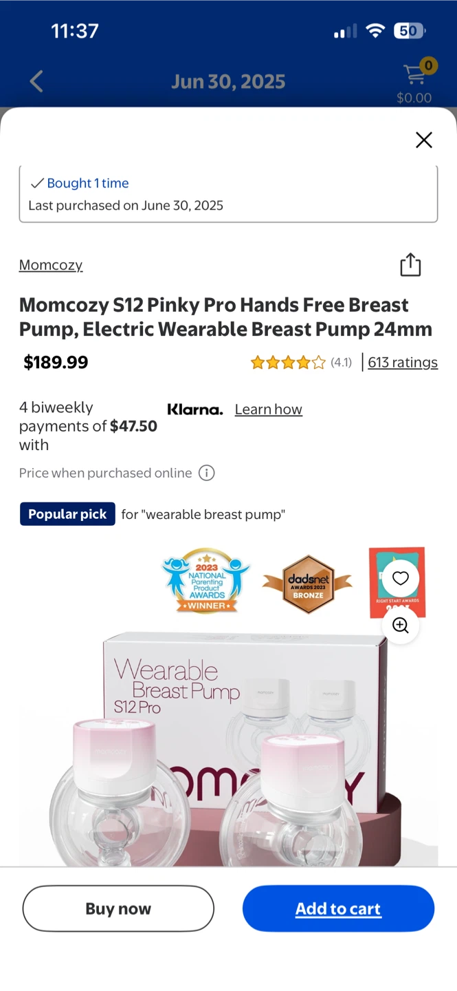 Momcozy S12 Pro Wearable Breast Pump - photo 2