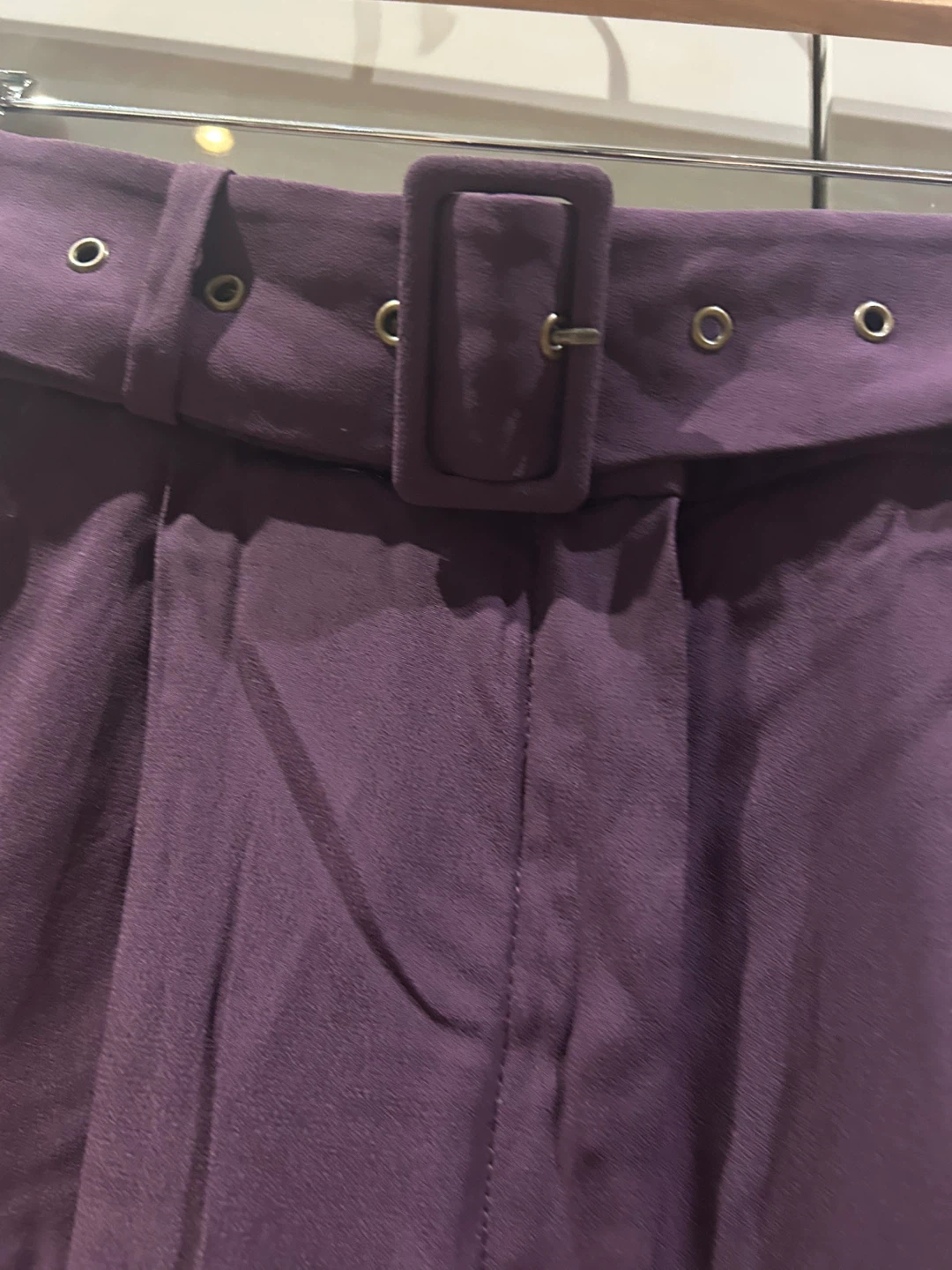 Massimo Dutti Deep Purple Trousers - photo 4
