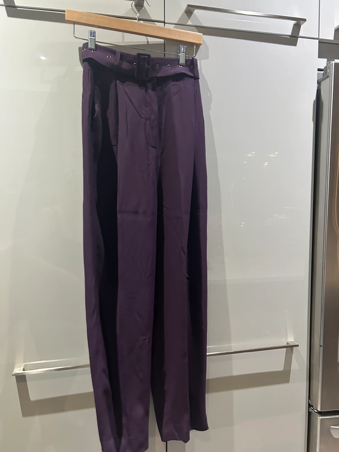 Massimo Dutti Deep Purple Trousers