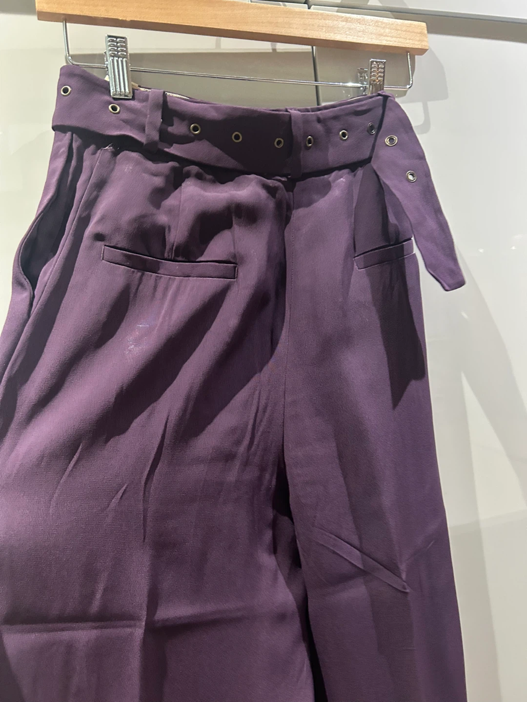 Massimo Dutti Deep Purple Trousers - photo 5