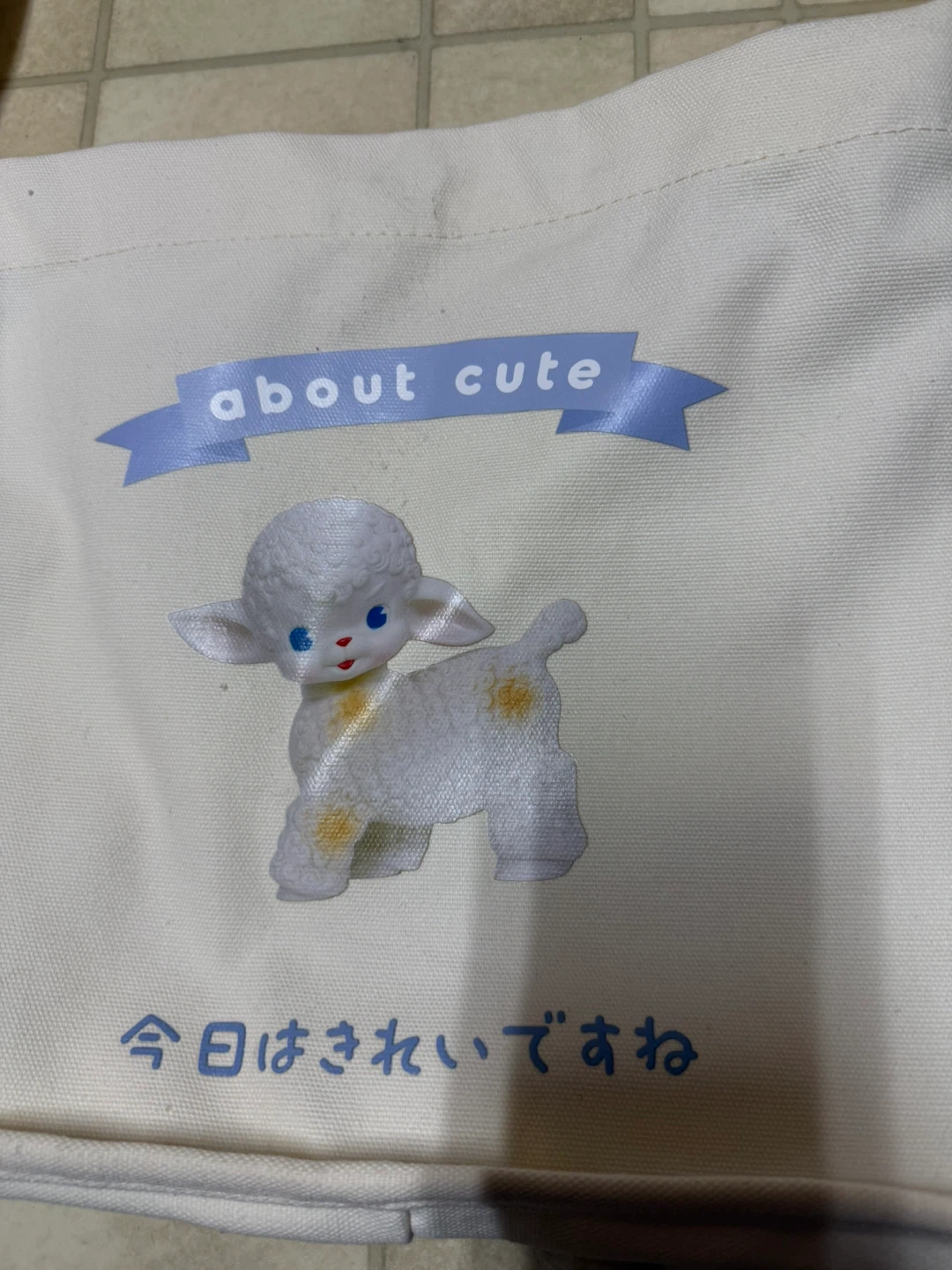 New cute lamb tote bag - photo 4