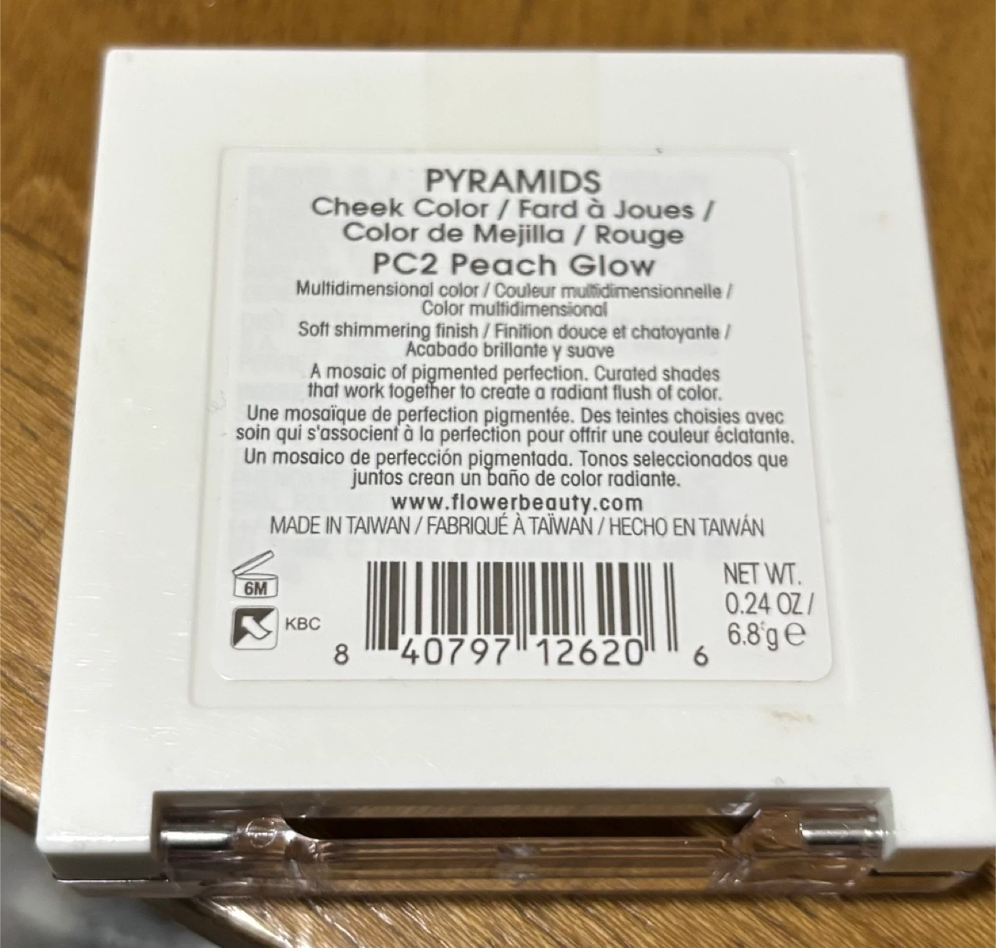 NEW Flower Beauty Pyramids PC2 Peach Glow Cheek Color - photo 2