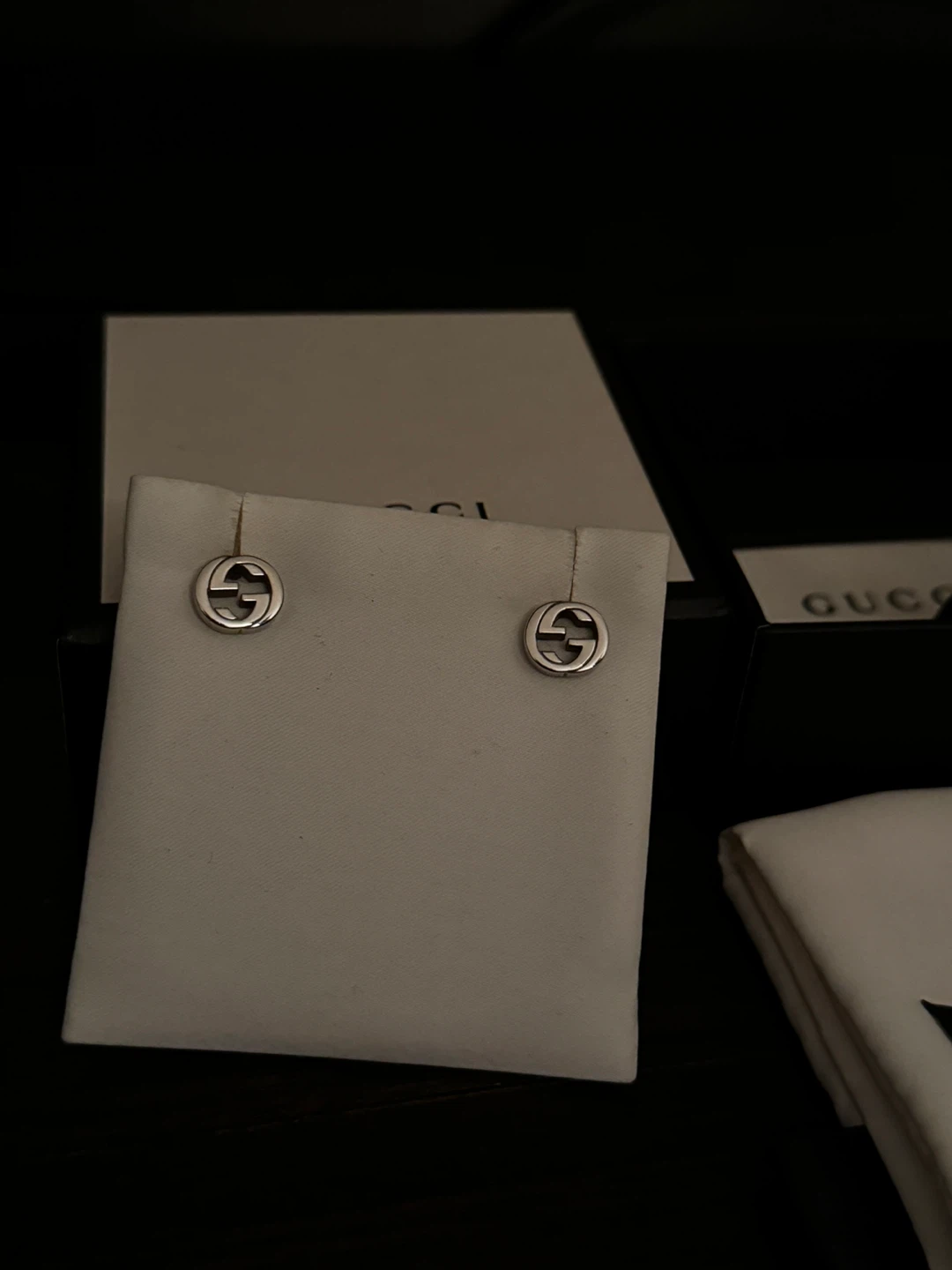 Gucci GG Interlocking Stud Earrings - photo 2