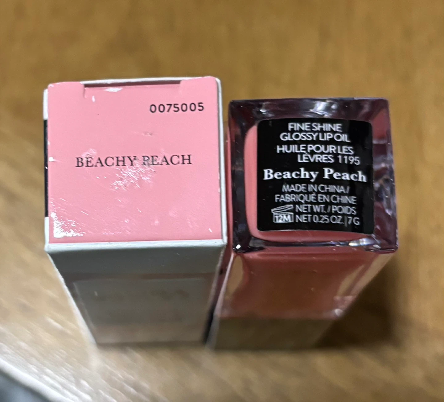 NEW Laura Geller Fine Shine Glossy Lip Oil - Beachy Peach - photo 2