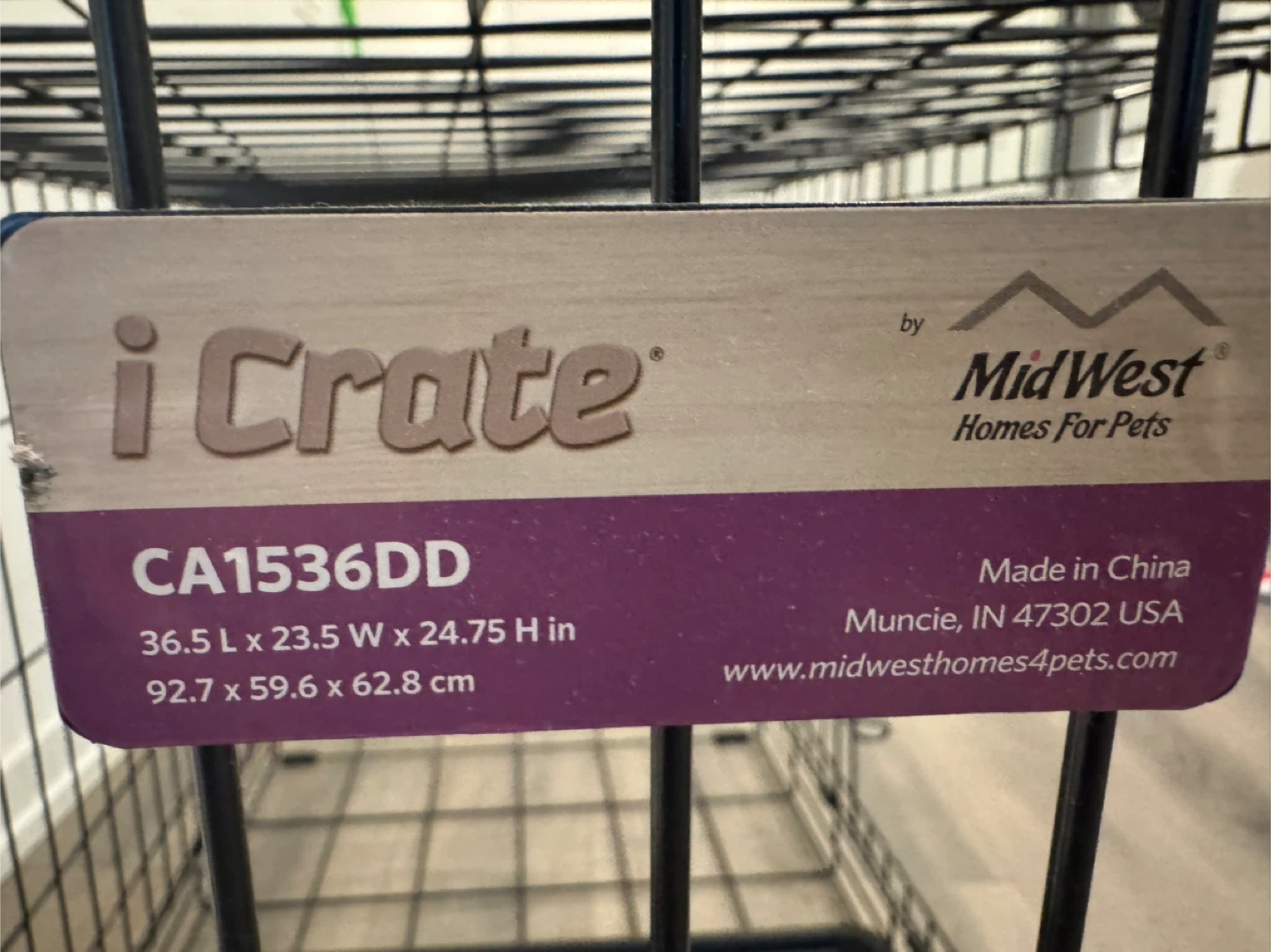 Collapsible 2 Door MidWest iCrate Pet Crate CA1536DD - photo 2