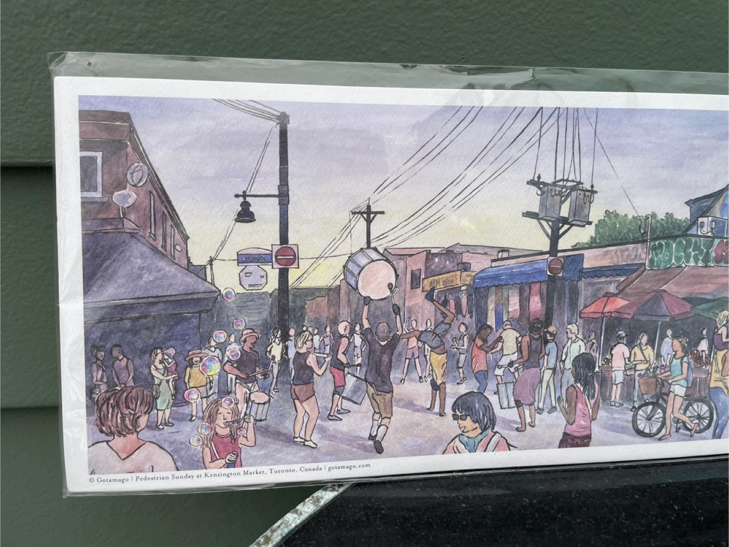 Pedestrian Sunday at Kensington Market Art Print - photo 2