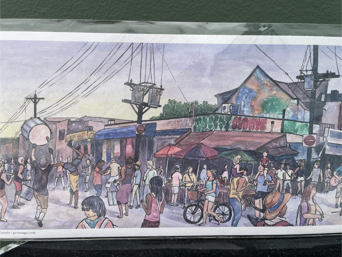 Pedestrian Sunday at Kensington Market Art Print - photo 3