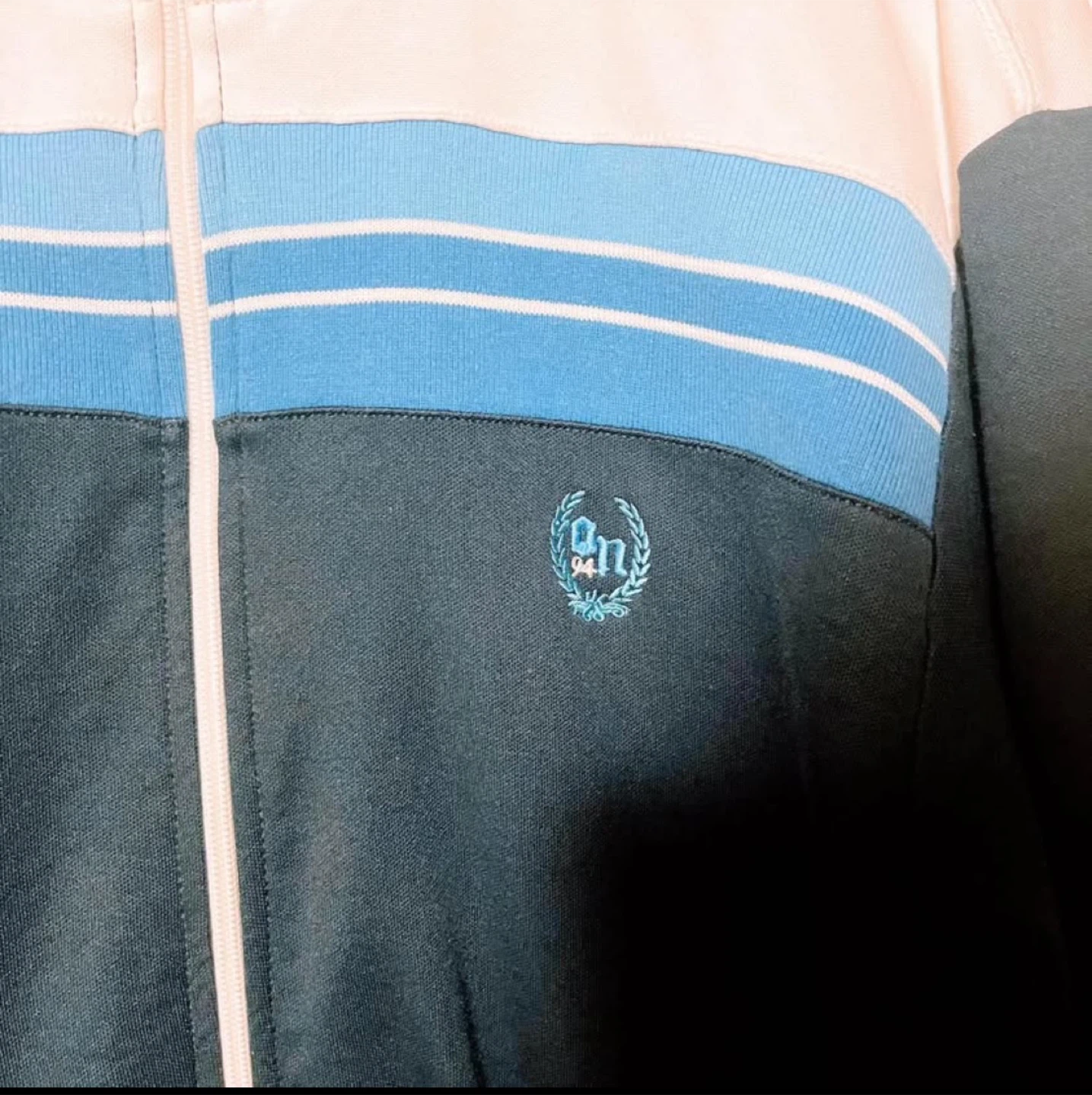 Old Navy Track Jacket - Blue/White - Size L - photo 2