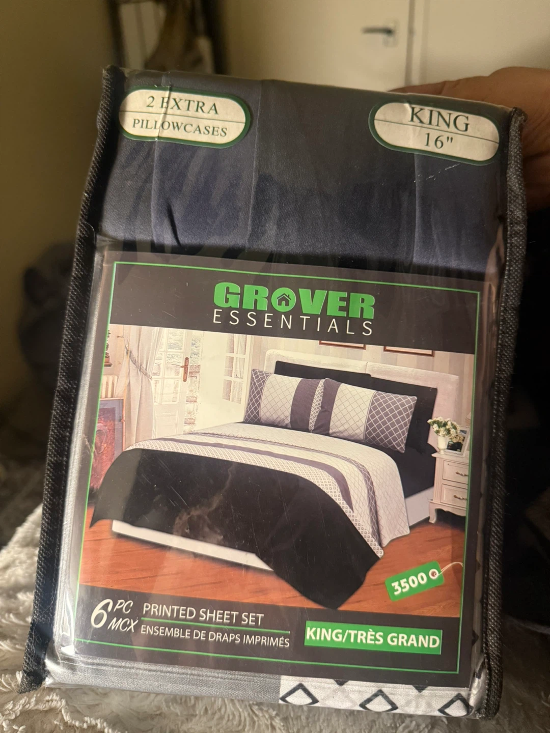 Grover Essentials King 6 PC Printed Sheet Set - photo 2