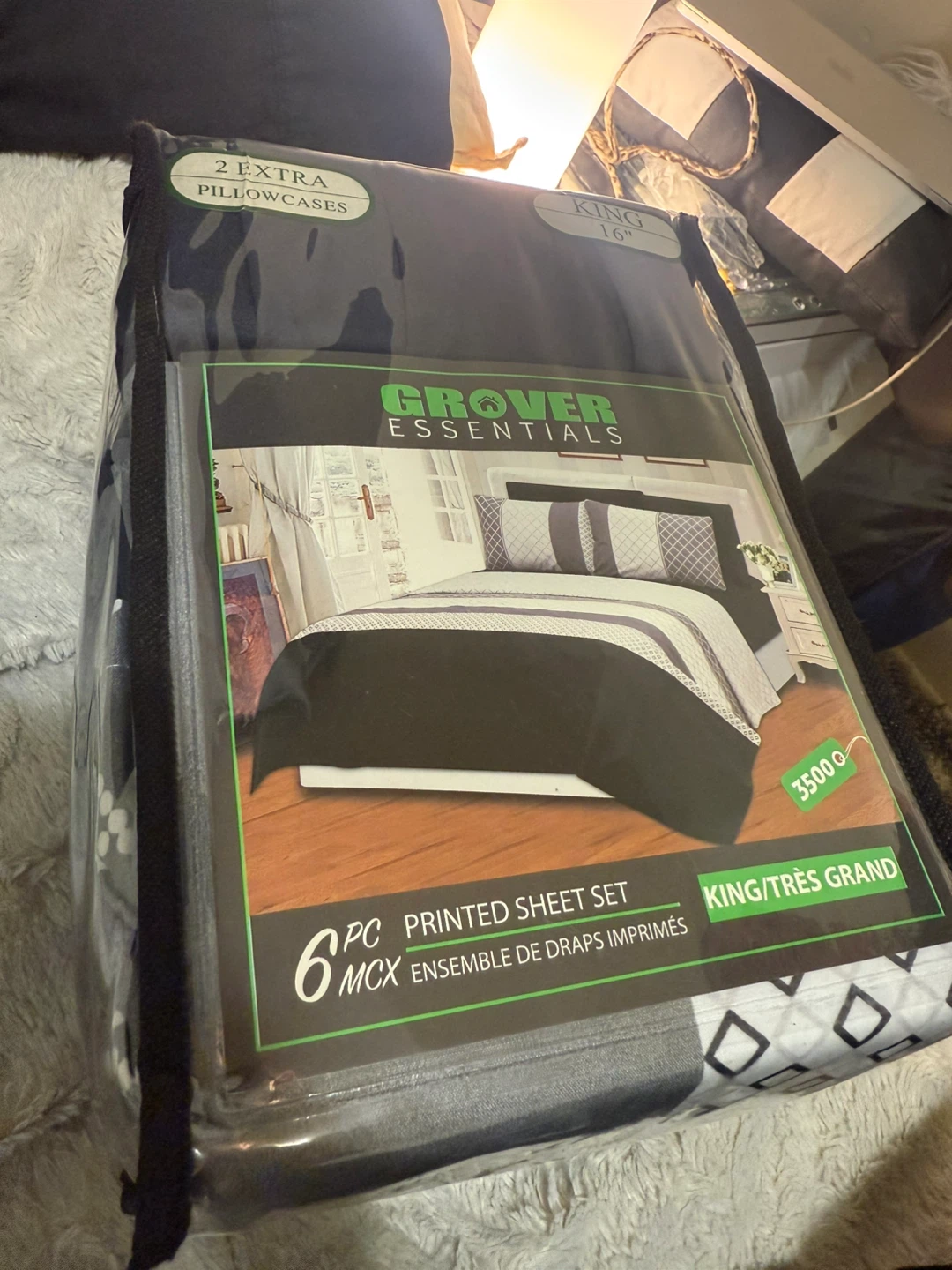 Grover Essentials King 6 PC Printed Sheet Set