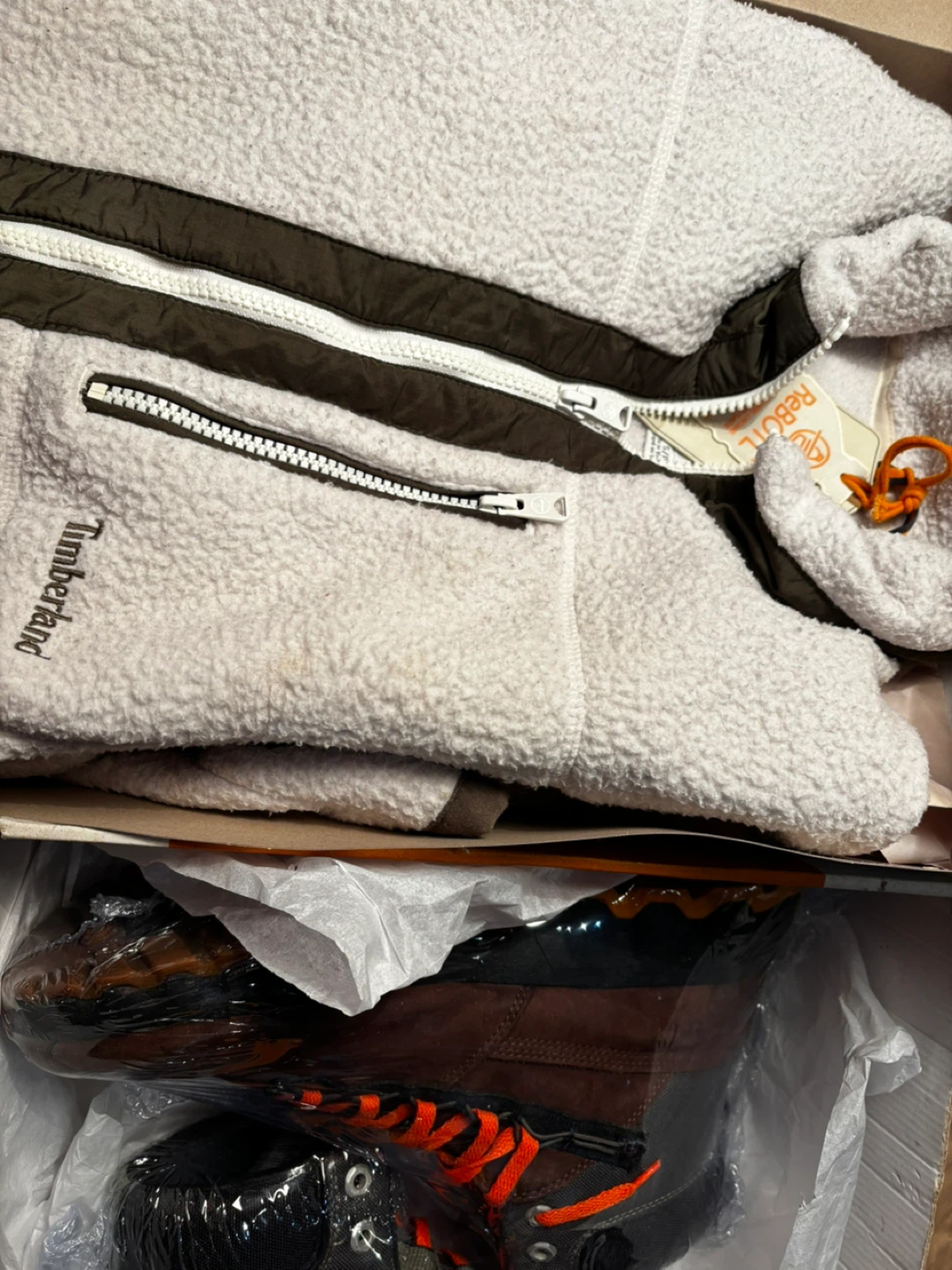 TIMBERLAND BUNDLE Boots 11 and jacket S