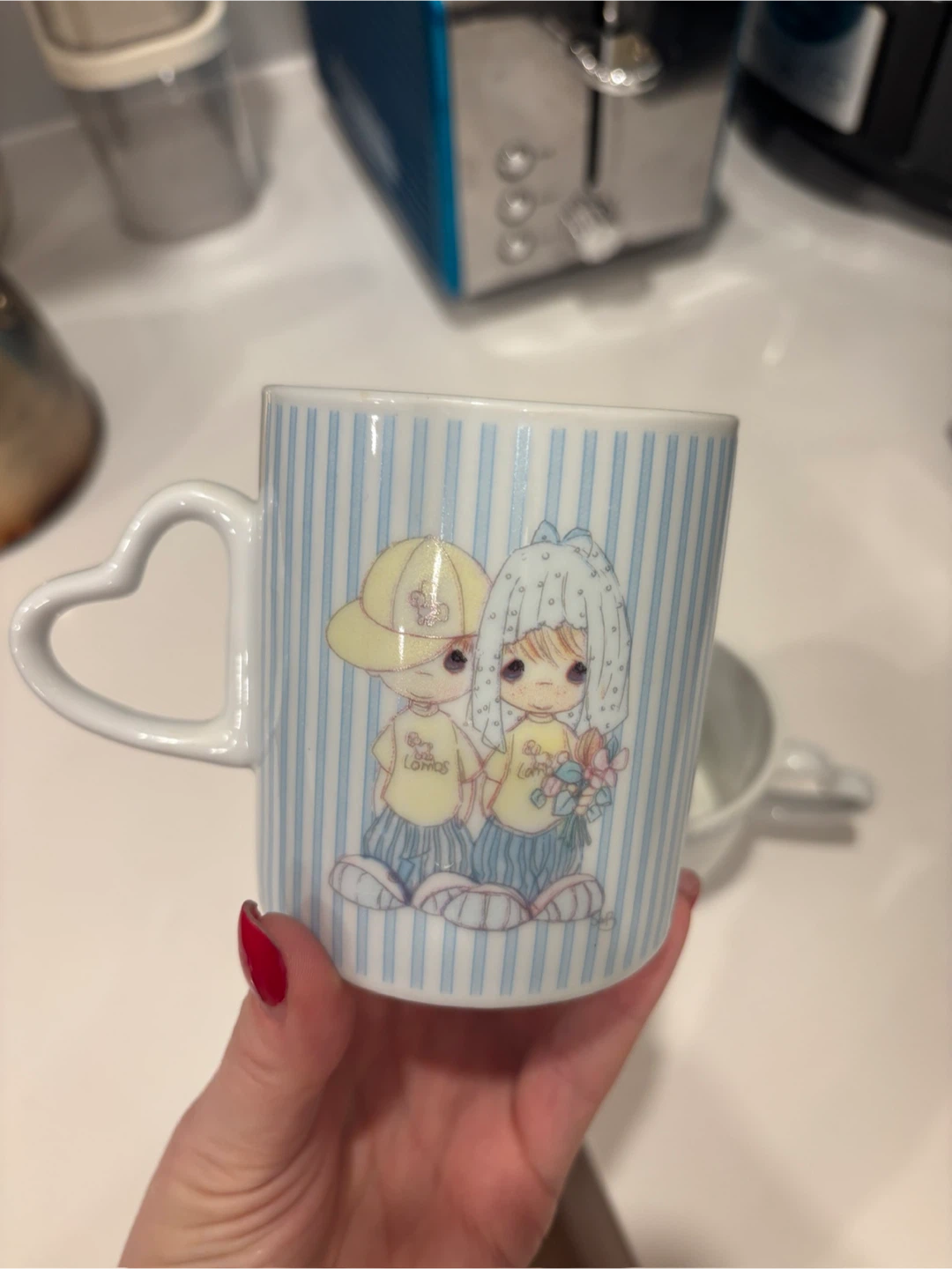 Vintage Precious Moments "A Perfect Team" Mug Set - photo 4