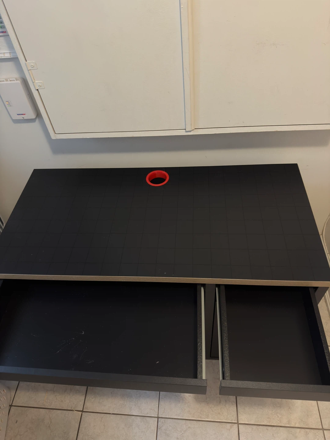 Like New IKEA MICKE Desk – Black/Brown – Assembled, Never Used - photo 2