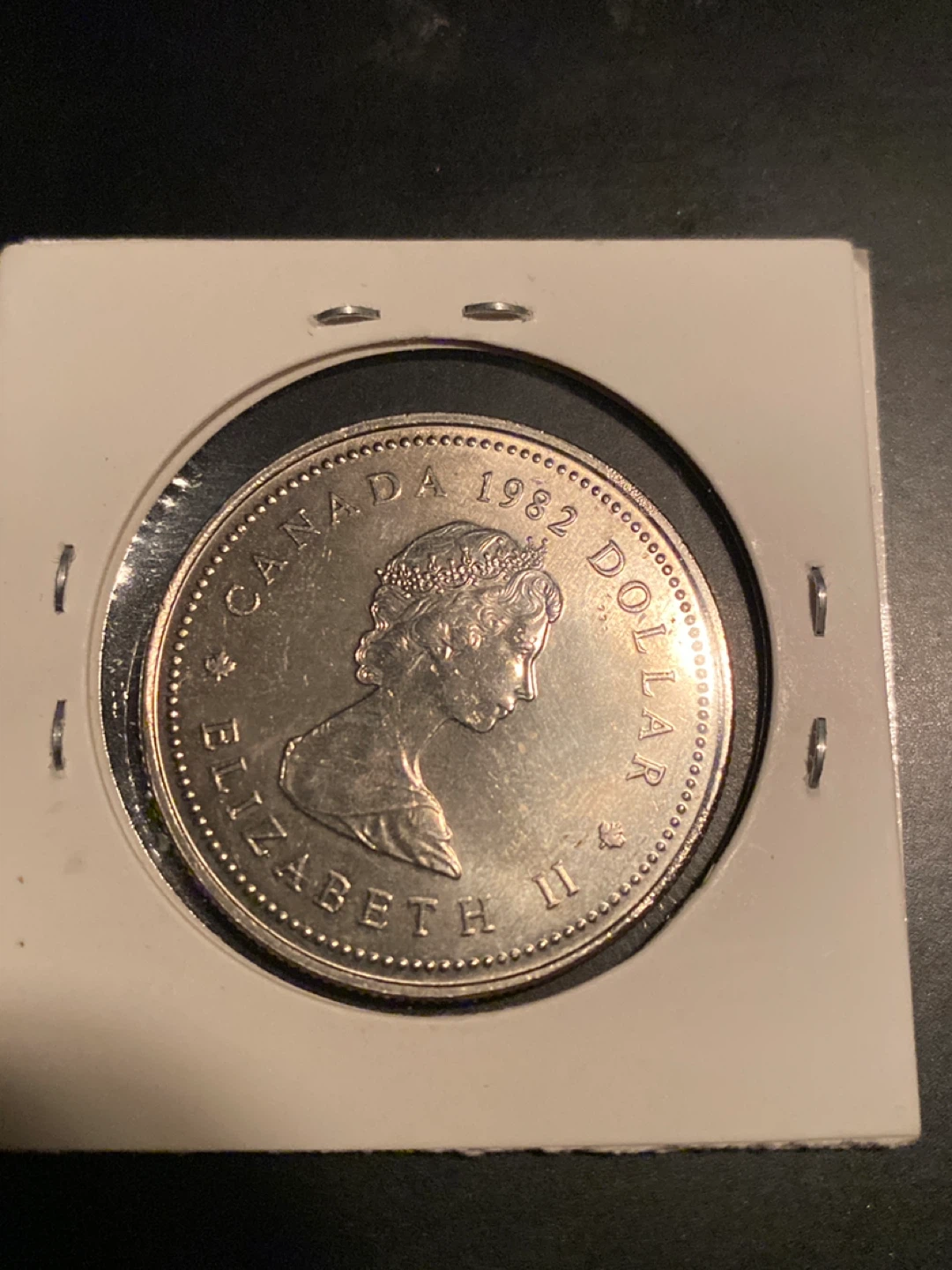 1982 Canada Confederation Dollar Coin - photo 2