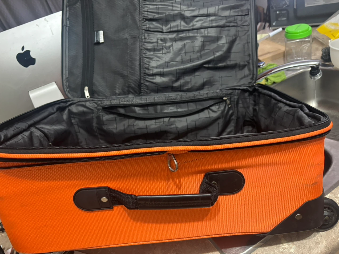 Orange Tracker Luggage Suitcase - photo 3