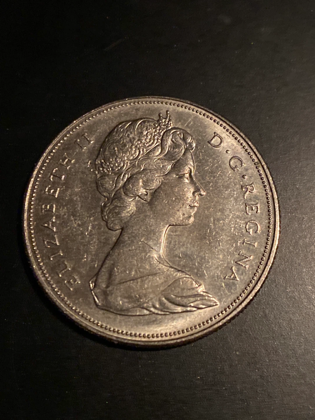 1970 Canada Manitoba Dollar Coin - photo 2