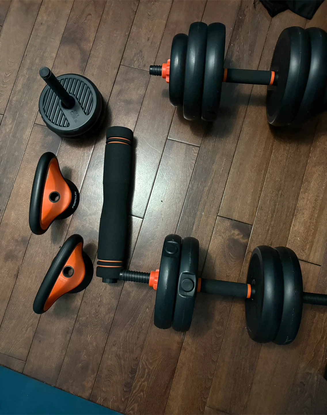 FEIERDUN Adjustable Dumbbells Set - photo 2