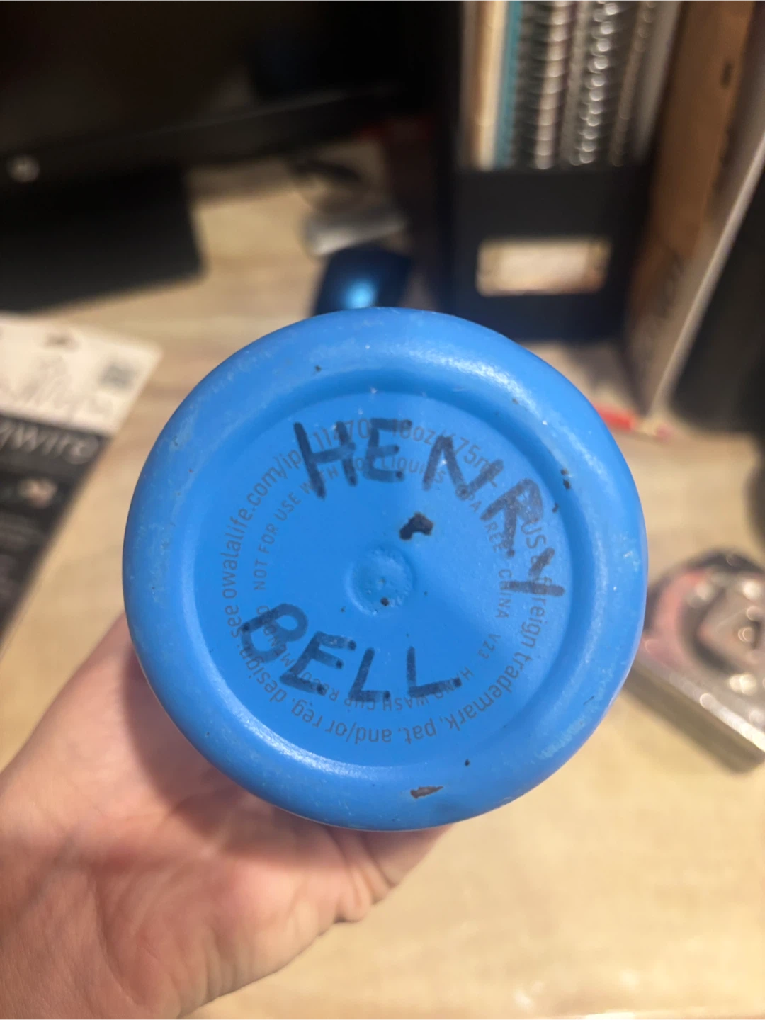 Owala Water Bottle - Blue/Green 16oz 🏆 - photo 2