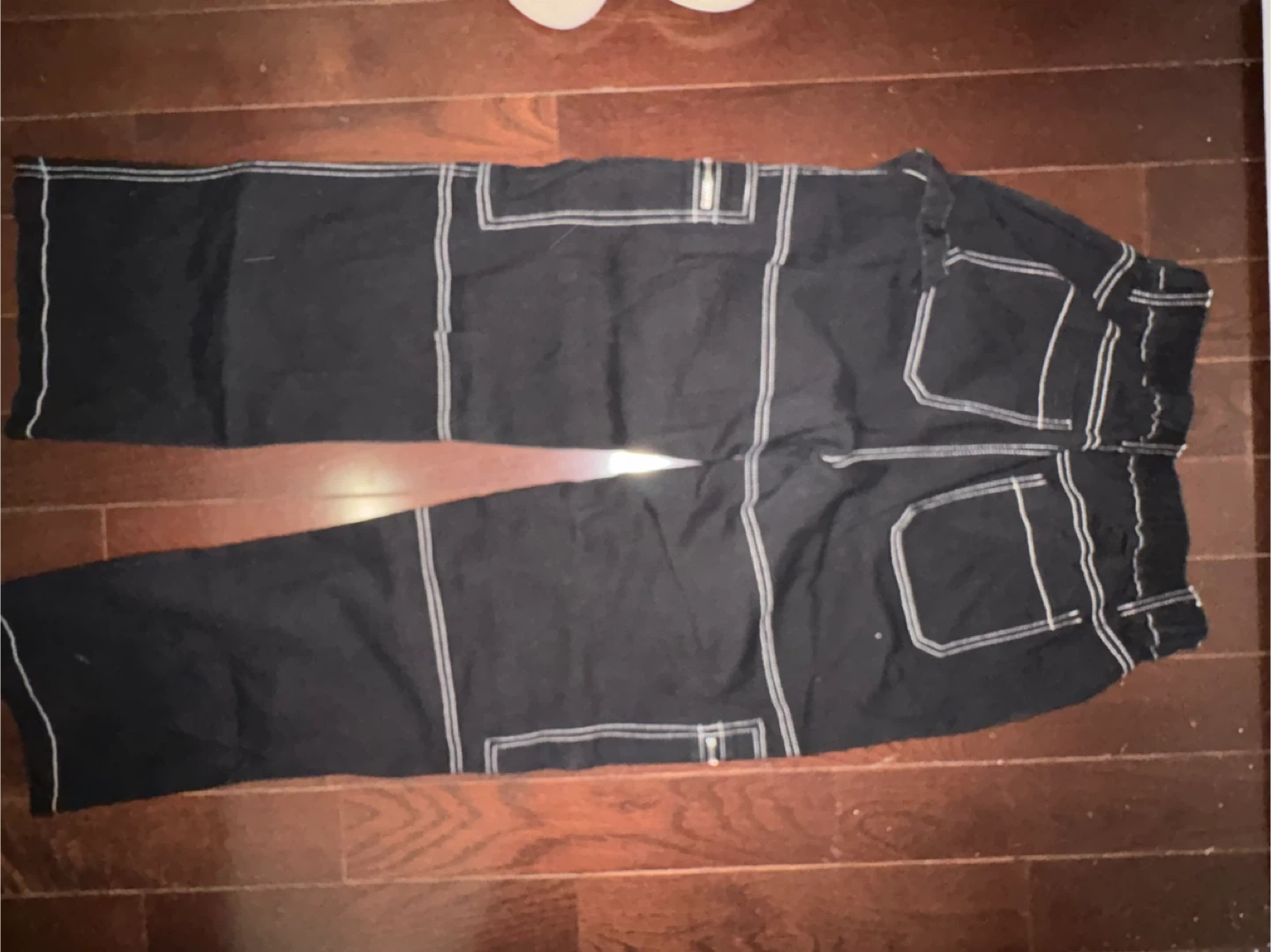 Faded Rose Essentials Black Cargo Pants Size M - photo 2