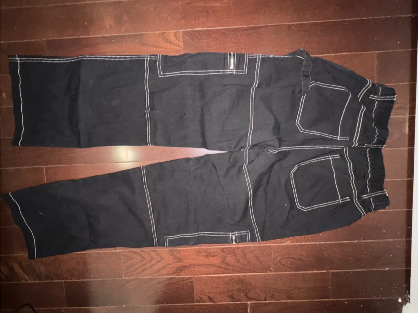 Faded Rose Essentials Black Cargo Pants Size M - photo 3