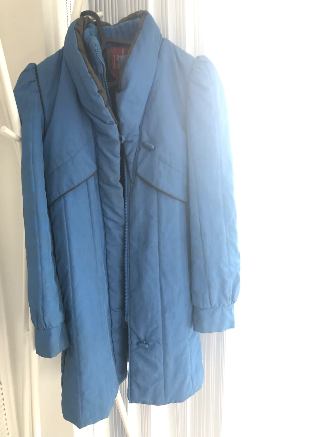 Snow Blue Puffer Coat 🏆