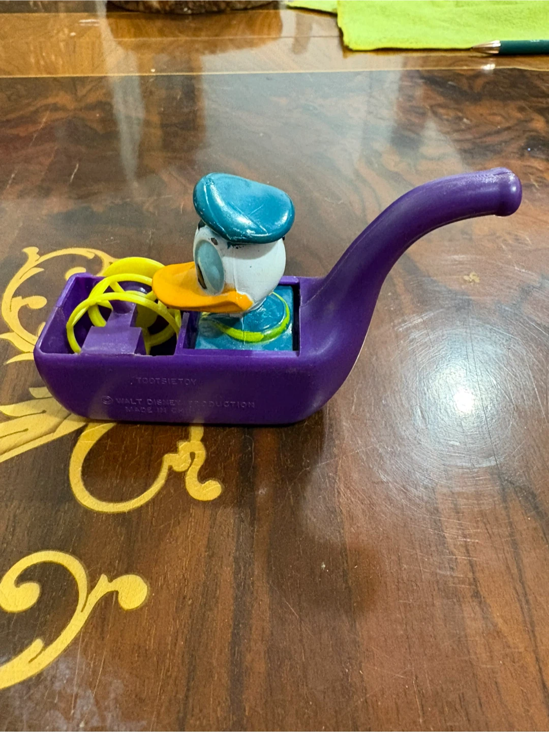 Vintage Walt Disney Donald Duck TootsieToy Bubble Toy