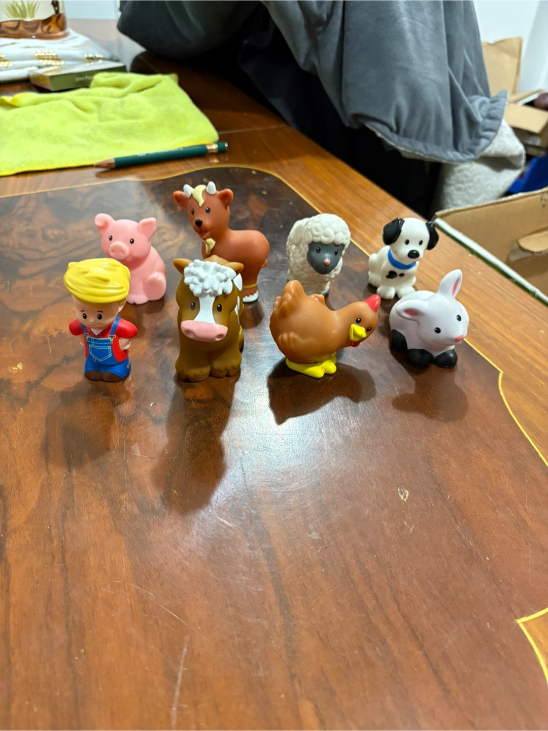 Lot of 8 Fisher-Price Little People Replacement Farm Animals