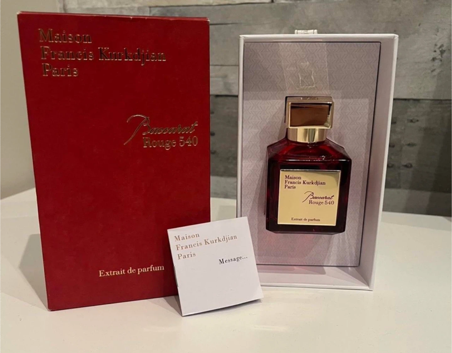 Maison Francis Kurkdjian Baccarat Rouge 540 Extrait De Parfum